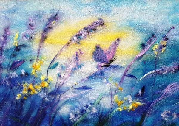 Буянкина Екатерина шерстяная акварель