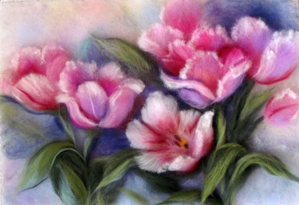 Шерстяная акварель Эммы Пшеничниковой