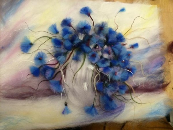 Шерстяная акварель Эммы Пшеничниковой