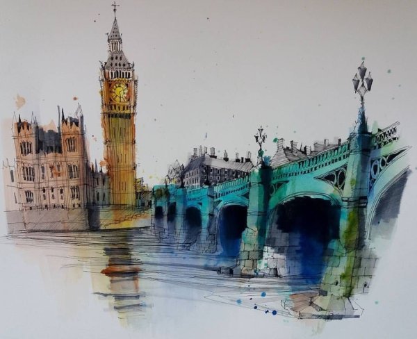 Скетчинг Лондон