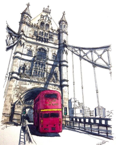 Скетчинг Лондон
