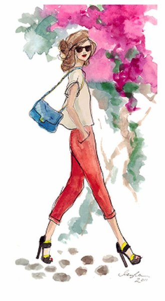 Inslee Haynes фэшн иллюстратор