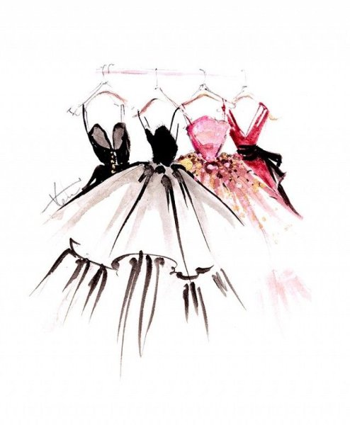 Фэшн иллюстрация