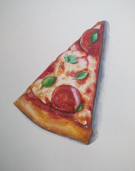 Pizza Bacon Art