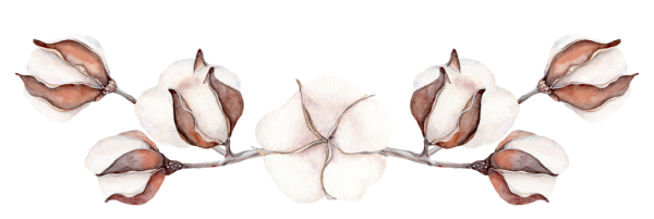 Хлопок акварель