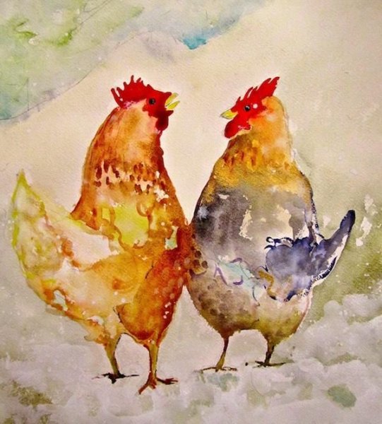 Ольга Флерова акварель