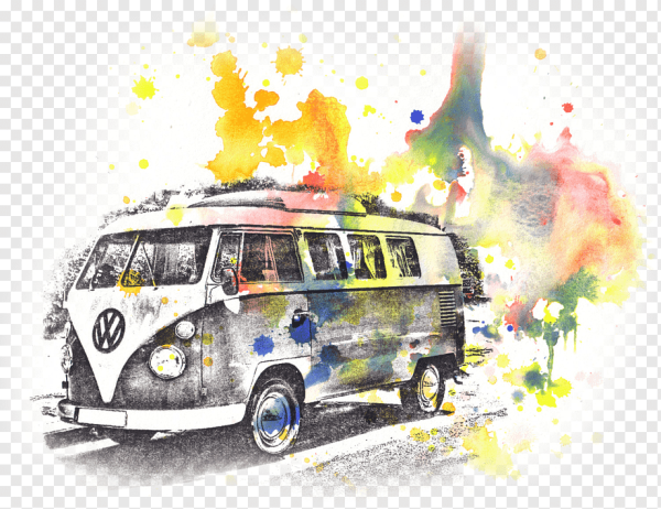 Фольксваген акварель