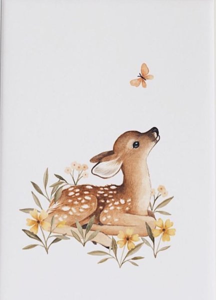 Акварельный Олененок