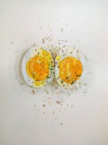 Акварельный завтрак