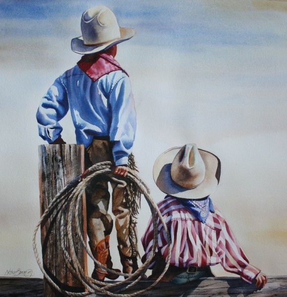 Nelson boren Cowboy Art