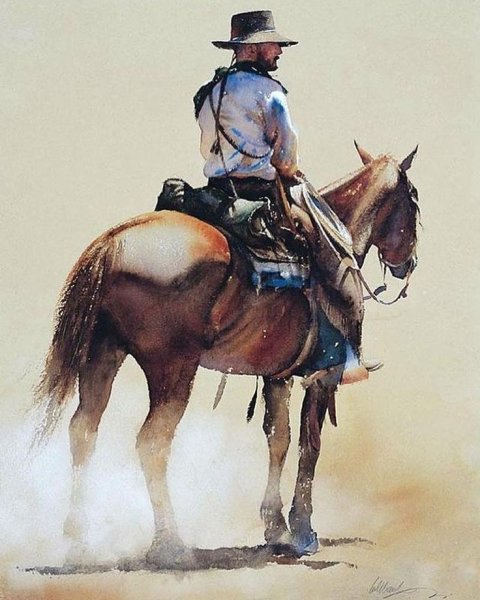 Картина в стиле вестерн