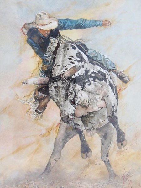 Родео рисунок