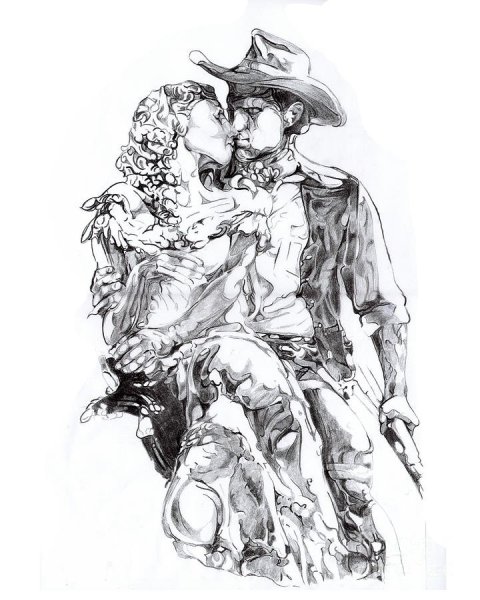 Ковбой скетч