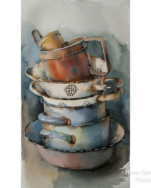 Нина Орлова акварель