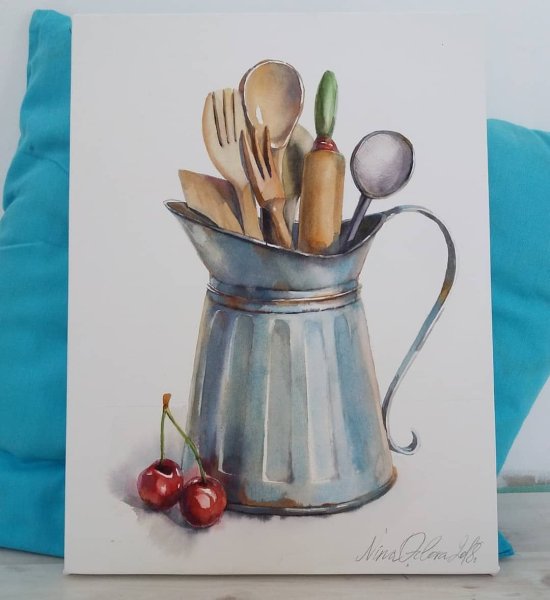 Художник Орлова Нина акварель