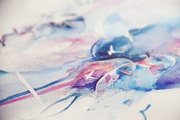 Акварельная размытость