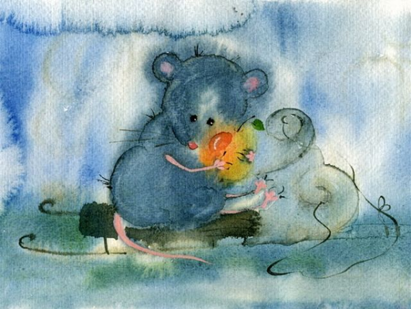 Виктория Кирдий рисунки мышки