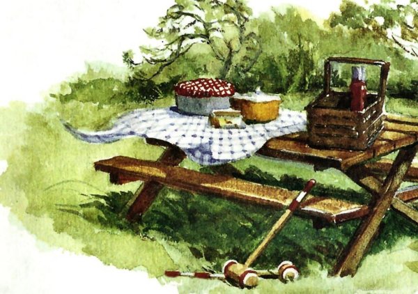 Пикник рисунок