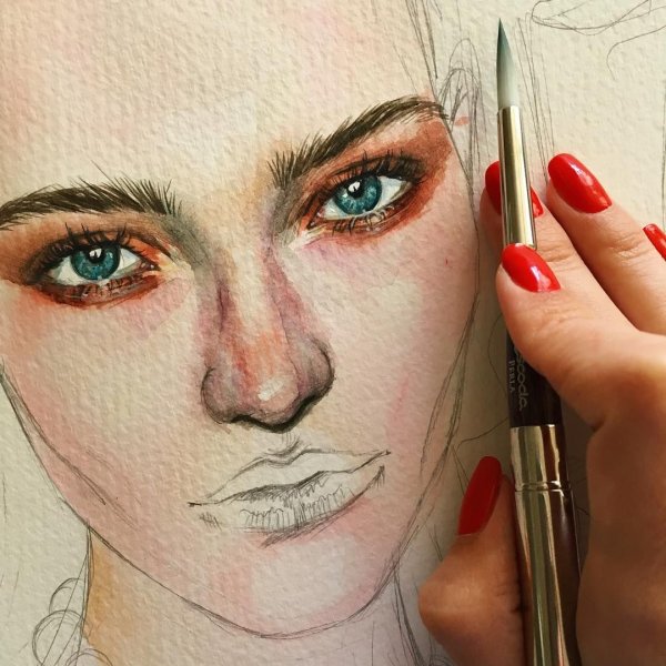 Леся Поплавская портреты