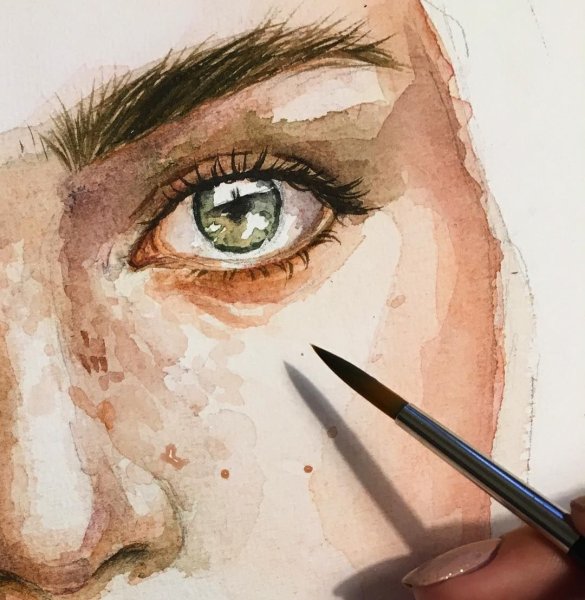 Реалистичные рисунки гуашью