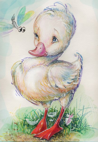 Акварельные иллюстрации к детским книгам