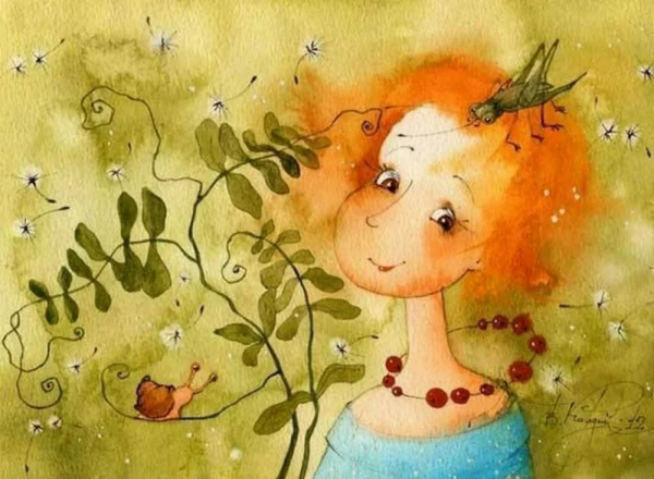 Акварели Виктории Кирдий