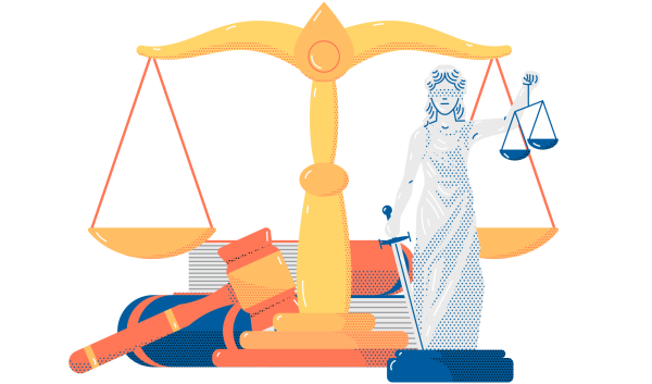 Юрист иллюстрация