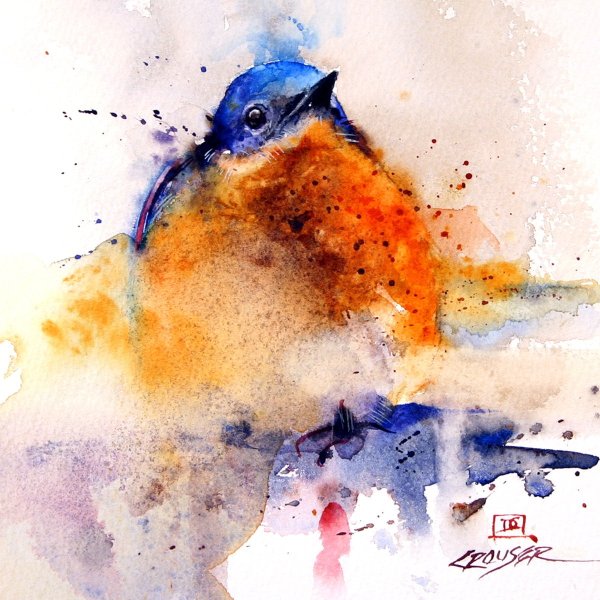 Рисование акварельными карандашами