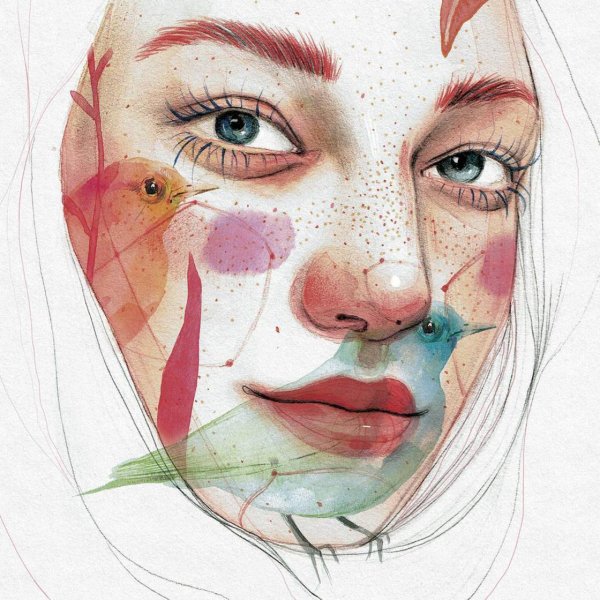 Интересные рисунки акварелью