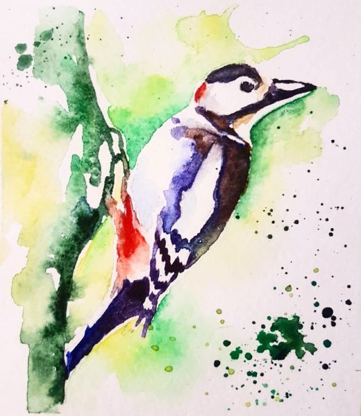 Люси Ньютон акварель