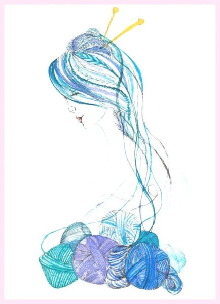 Девушка в нитках