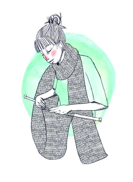 Рисунки на тему вязание