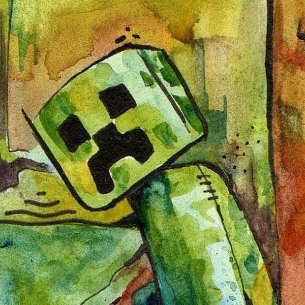 Картина с МАЙНКРАФТОМ