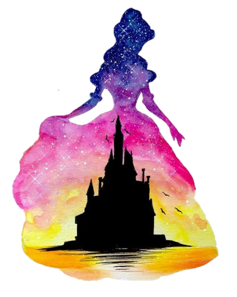 Силуэт краски