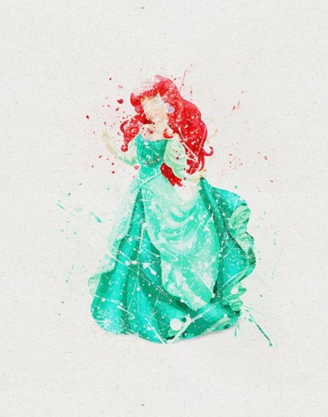 Принцесса акварель