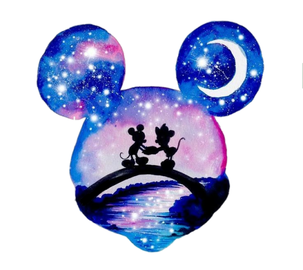 Рисунки Дисней акварелью