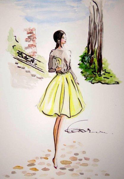 Женственный рисунок