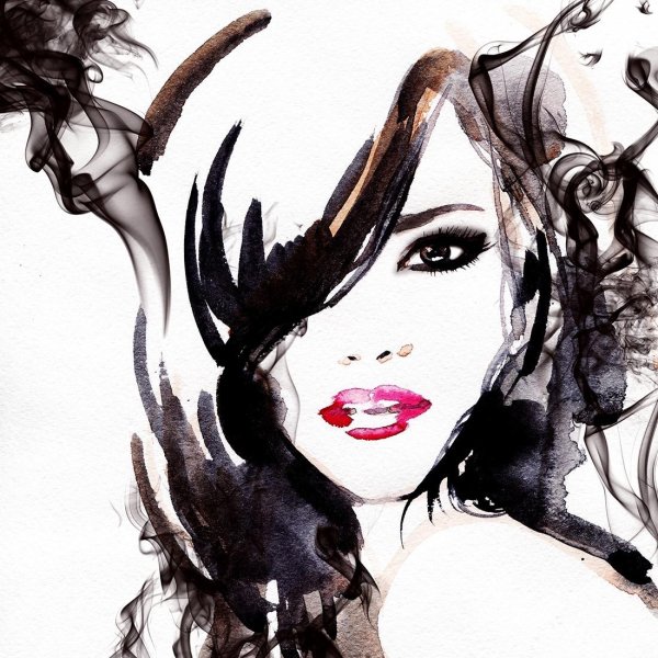 Девушка в графике