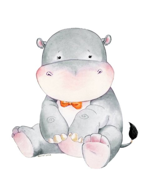 Акварельные зверята