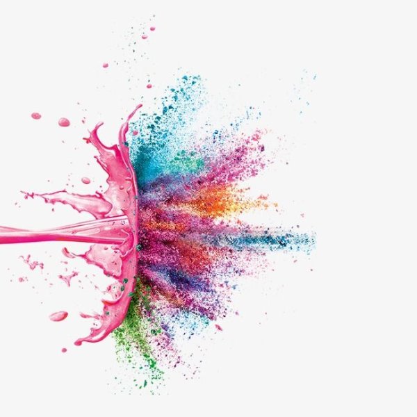 Разноцветные брызги