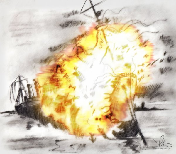 Взрыв карандашом