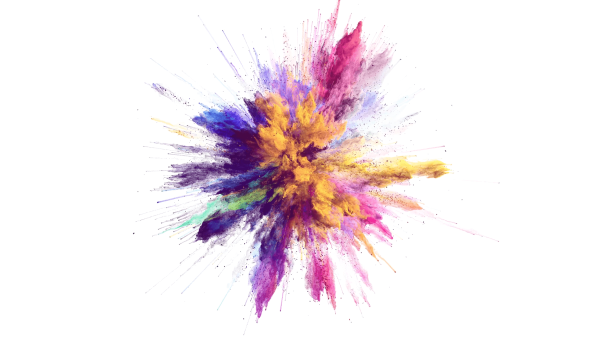 Взрыв акварелью