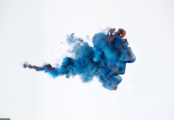 Фон красками для рисования