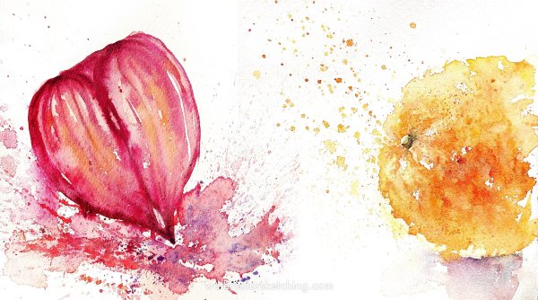 Абстрактная акварель