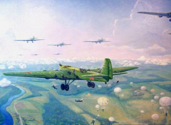 ТБ-3 бомбардировщик арт