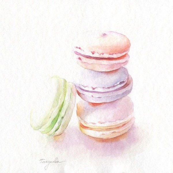 Акварельные сладости