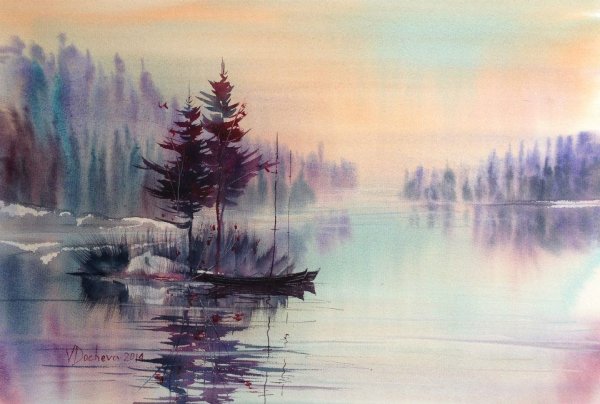 Художник Венета Дочева пейзаж