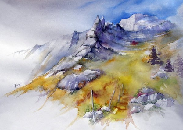 Акварели французской художницы Josette Marrel