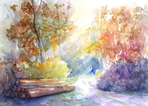 Осень в пастельных тонах