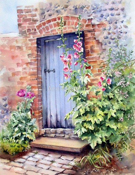 Окно акварель